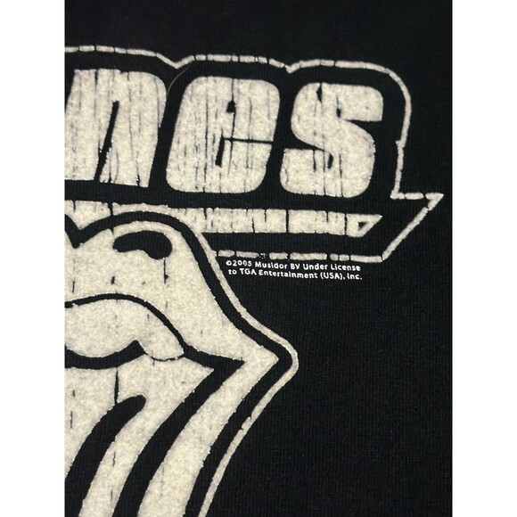 Vintage 2005 Y2K Rolling Stones Puff Print T-shirt Size Large AAA Band Tee - Picture 3 of 5